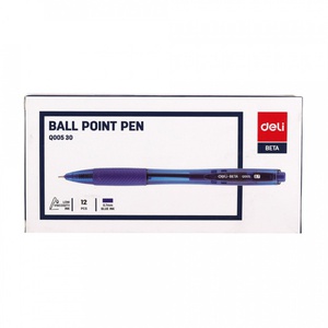 [55954] Bút Bi Dầu 0.7 mm - xanh Deli EQ00530