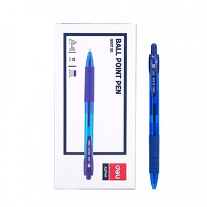 [55955] Bút Bi Dầu 0.7 mm - xanh Deli EQ00730