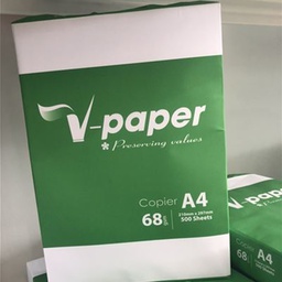 [PVN4884] Giấy in V-Paper A4 Định Lượng 68 gsm Không Thùng