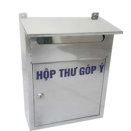 [56294] Thùng Thư Góp Ý (20.5x13x29.5cm) Sắt Sơn Tĩnh Điện