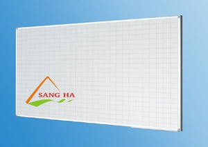 [5811] Bảng Từ Trắng Kẻ Ô Ly 1.2 X 2.6M