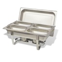 [6221] Khay Inox Buffet Thân Có Nắp 530*325*200